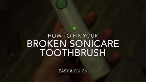 Maybe you would like to learn more about one of these? How to Fix Your Broken Sonicare Electric Toothbrush - YouTube