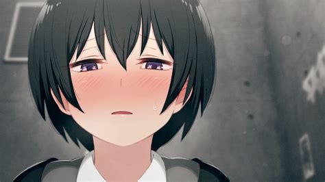 Safebooru 1girl Black Hair Blush Bob Cut Close Up Commentary Request