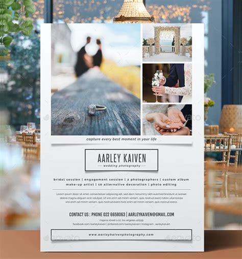 Wedding Photography Flyer Template 25 Free And Premium Download