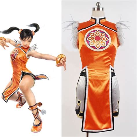 Tekken Ling Xiaoyu Cosplay Costume For Adult Women Men For Halloween