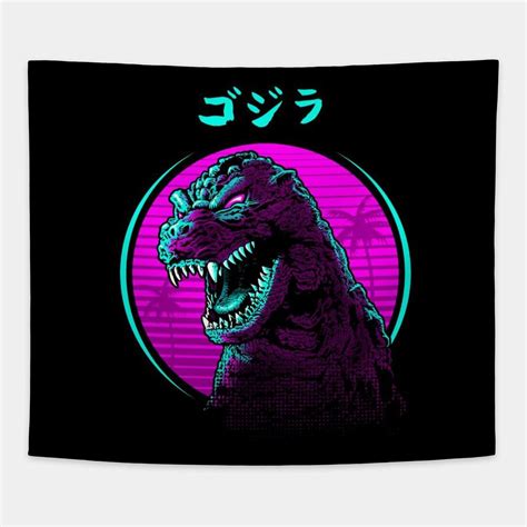 Neon Godzilla Wallpaper Trending Hq Wallpapers