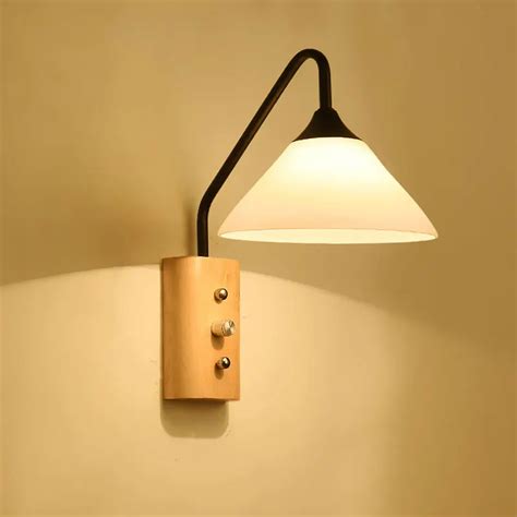 American Wall Lamp Simple Modern Led Bedside Sconce Creative European