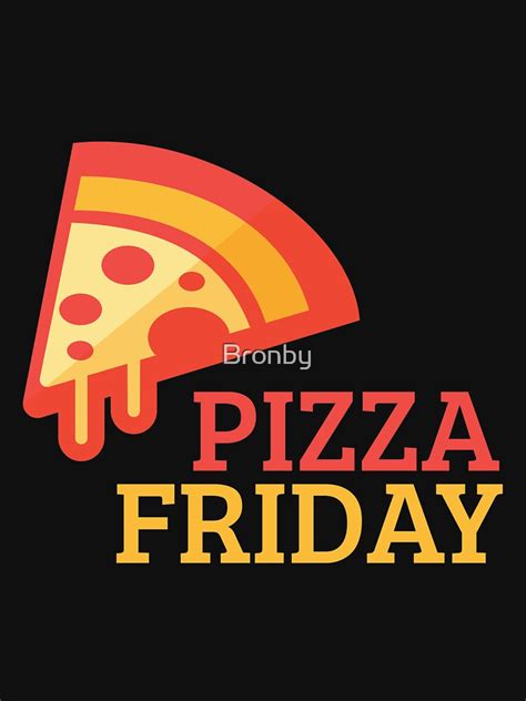 Funny Pizza Friday Retro Dripping Pizza Party On Fridays T Shirt For