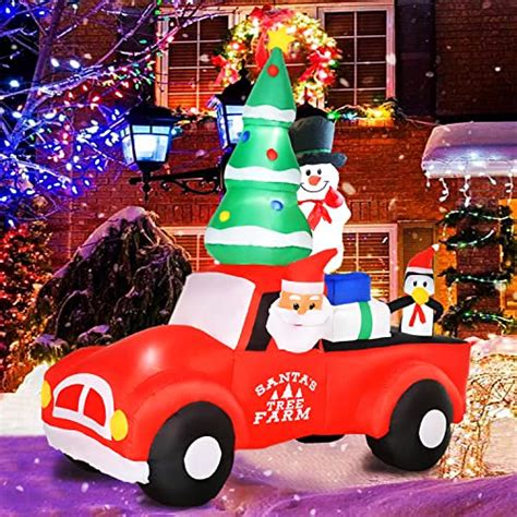 Let Santa Know You Mean Business With This Amazing Inflatable Red Truck