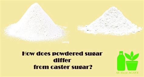 Caster Sugar Vs Powdered Sugar