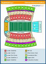 Clemson Football Stadium Seating Chart Photos