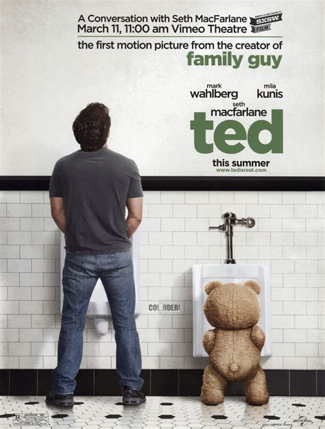 Seth Macfarlanes Ted First Urinaltastic Movie Poster — Geektyrant