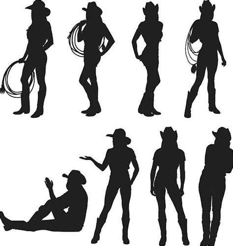 Cowgirl Silhouette Illustrations Royalty Free Vector Graphics And Clip Art Istock