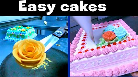 Square Cake Decorating Ideas Compilation How To Make Square Shape