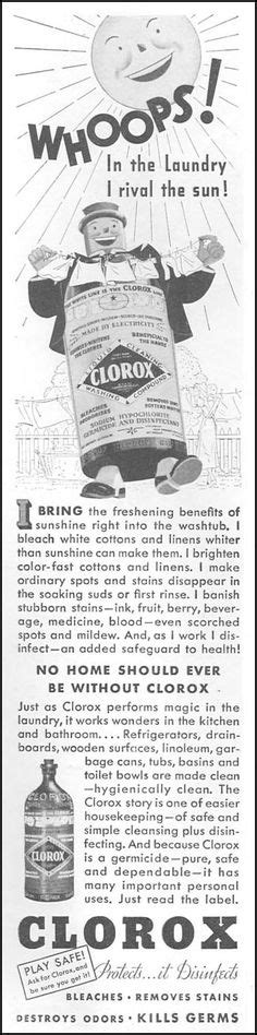 13 Products Ideas Clorox Clorox Bleach Vintage Advertisements