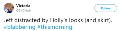 Jeff Goldblum Flirts With Holly Willoughby On This Morning Daily Mail