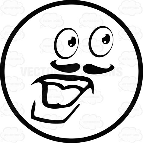 Smiley Face With Mustache Free Download On Clipartmag