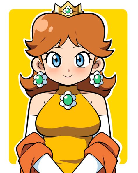 Anime Girl Princess Daisy