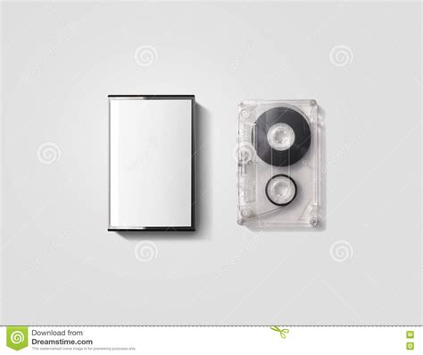 blank cassette tape box design mockup clipping path stock image image  analog magnetic