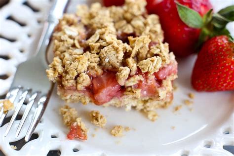 Strawberry Oatmeal Bars Vegan And Gluten Free Happy Healthy Mama