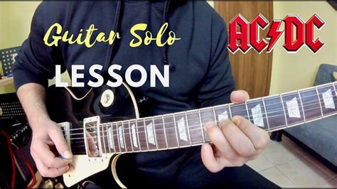 Acdc How To Play You Shook Me All Night Long Guitar Solo Youtube
