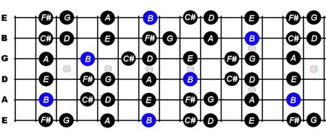 B Minor Scale For Guitar Constantine Guitars
