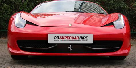 Ferrari 458 Hire 458 Rental Pb Supercar Hire