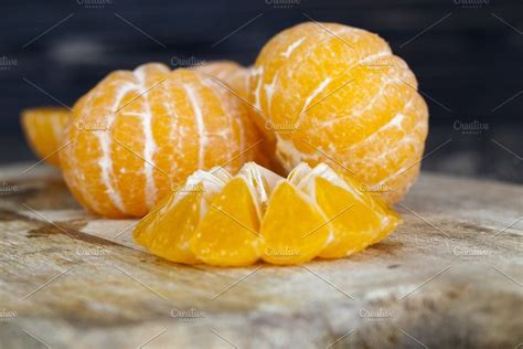 Delicious Tangerines Containing Delicious Tangerines And Peeled