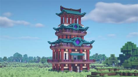 Minecraft Tutorial How To Build A Japanese Temple Youtube