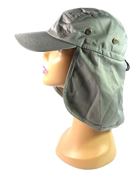 Wholesale Summer Ear Flap Sun Hats Baseball Caps Style Gray