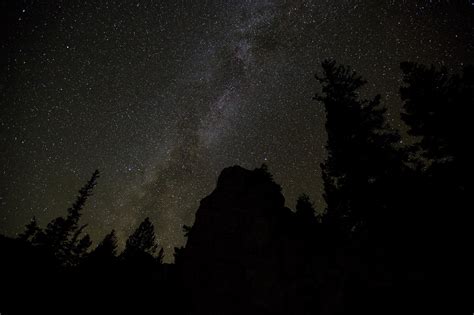 Free Images Landscape Wilderness Mountain Sky Night Star Milky