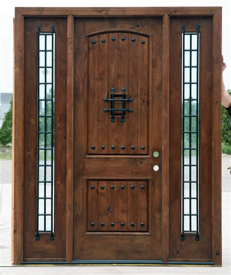 Most Popular Rustic Exterior Doors Knotty Alder Clearance Priced