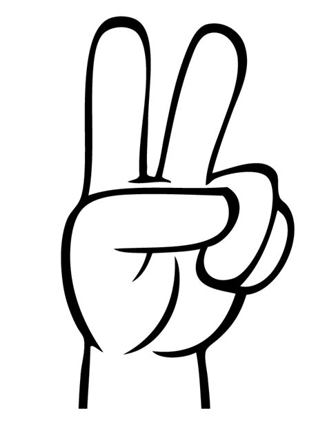 Peace Sign Printable Clipart Best