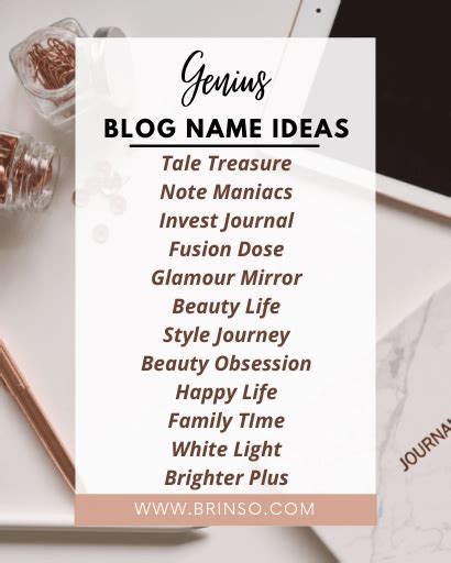 1200 Blog Names To Inspire You In 2023 Brinso