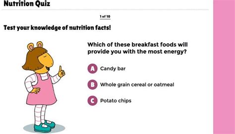 Check spelling or type a new query. Nutrition Quiz | Health and Physical Education, Preschool ...