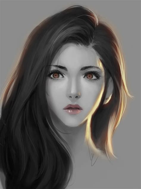 Artstation Doodle Girl Vu Nguyen Hydestudio