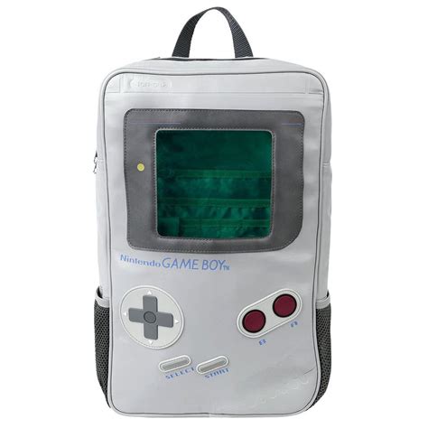 Gameboy Shaped Laptop Backpack Rucksack Bag Retro School Nintendo