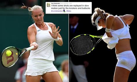 Bbc Accused Of Focusing On Knickers Of Wimbledons Female Tennis