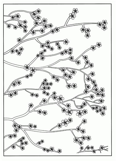 At this time we're pleased to declare we have found a very interesting topic to be discussed. Cherry Blossom Coloring Pages - Coloring Home