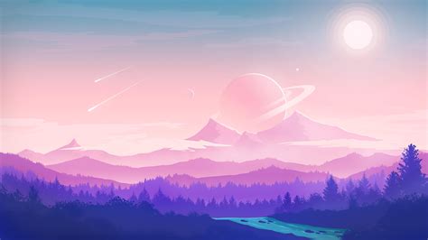 Wallpaper Digital Art Artwork Fantasy Art Planet Sun