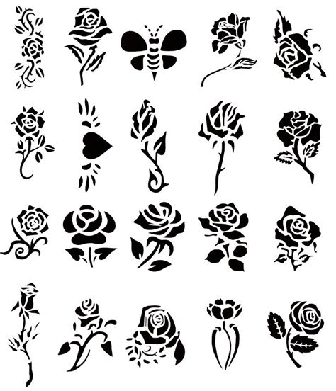 4.5 out of 5 stars. rose tattoo stencils ideas | Tattoos10 | Airbrush tattoo ...