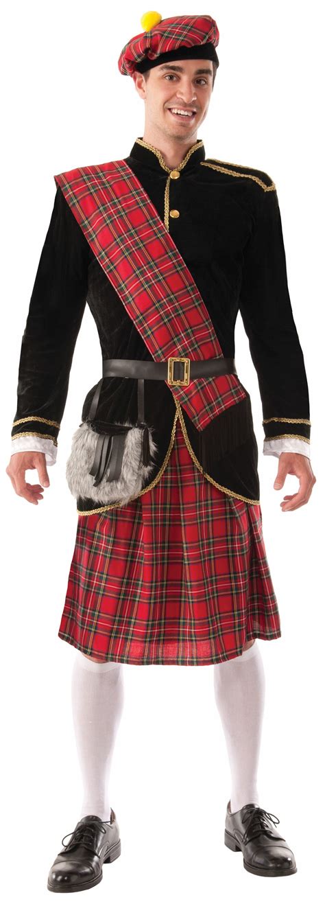 Scotsman Red Kilt Adult Male Costume Standard Walmart Canada