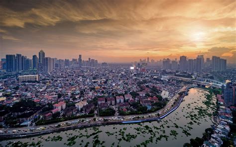 Wallpaper Manila City City Cityscape Sky 2560x1598