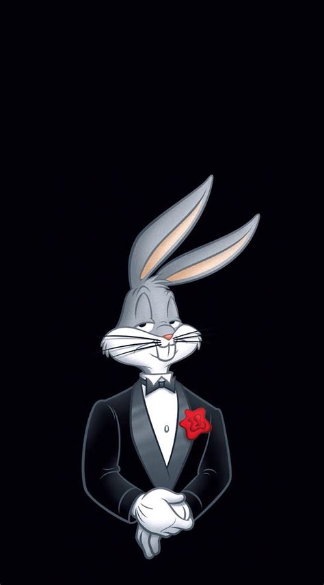 Bugs Bunny Wearing A Tuxedo Art Classic Cartoon Characters Favorite