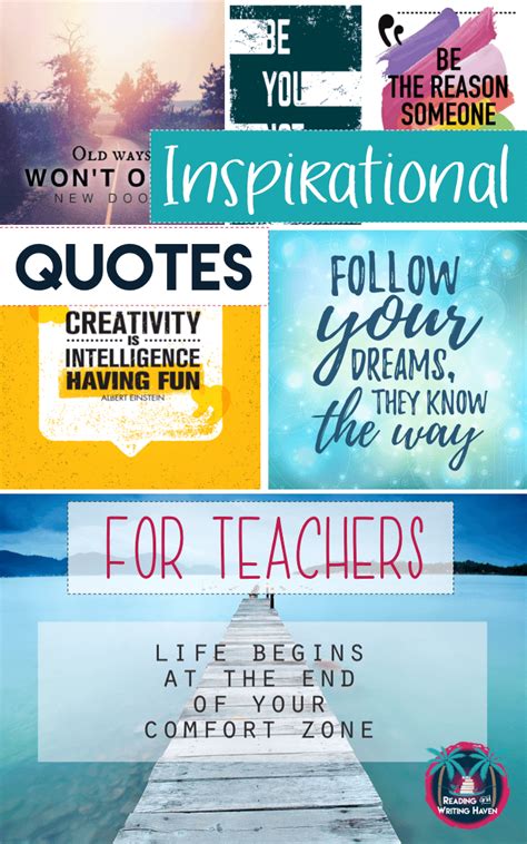 Inspirational Quotes for Teacher Motivation - Reading and Writing Haven