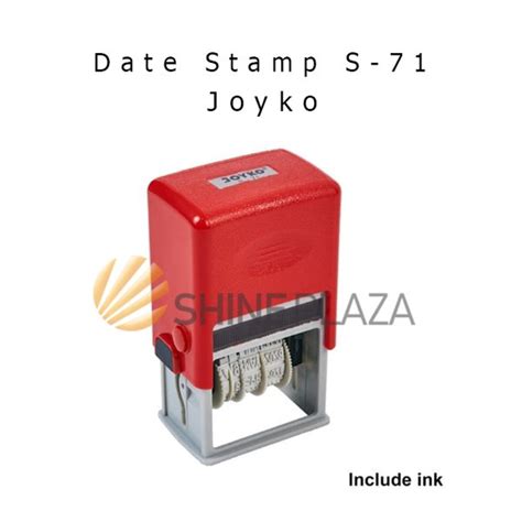 Jual Date Stamp Stempel Tanggal Lunas Joyko S 71 Di Lapak Shine Plaza