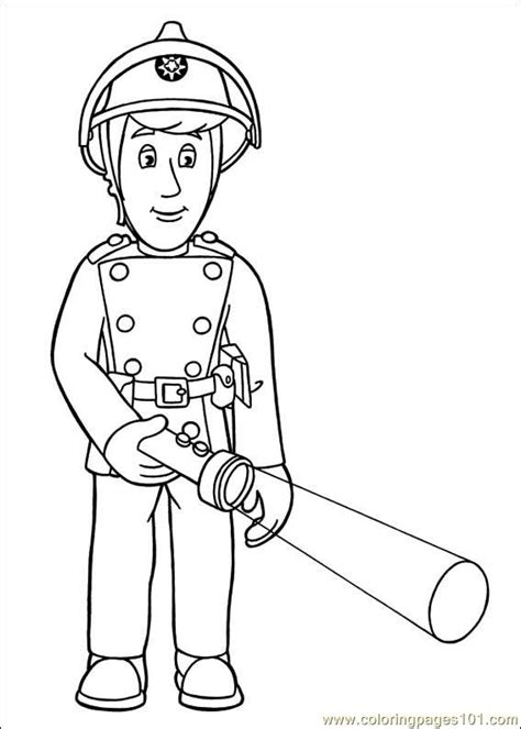 Just click download or print buttons to get this picture. Fireman Sam 10 Coloring Page - Free Fireman Sam Coloring ...