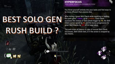 Best Solo Queue Gen Rush Build Ever With The New Hyperfocus Perk