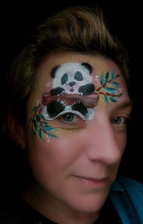 Panda Facepainting Artiste Cindy Loridan France Face Painting