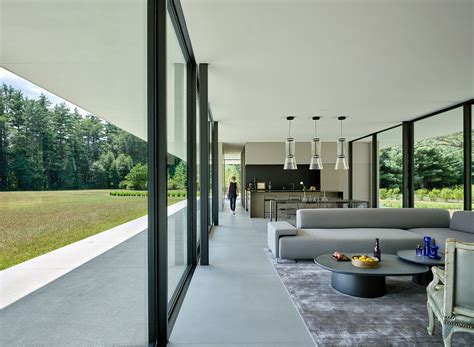 Specht Architects Creates Austere Glass House In The Berkshires Designlab