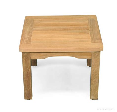 Teak End Table Square Teak Occasional Tables From