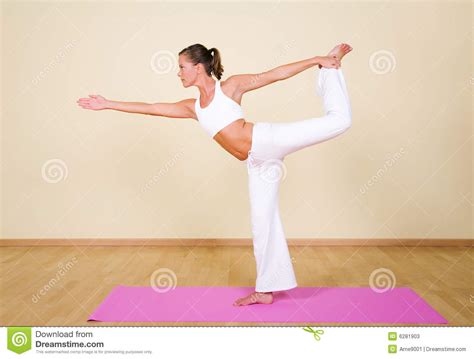 Yoga Nataraja Asana Stock Image Image Of Exercise Yoga 6281903
