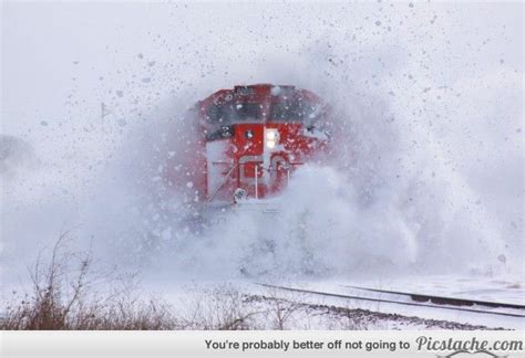 Stunning Photos Of Trains Plowing Through Winter Landscapes Scenic