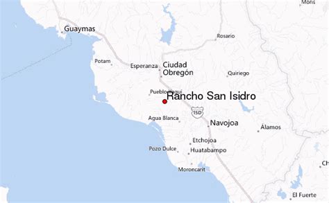 Rancho San Isidro Mexico Sonora Weather Forecast