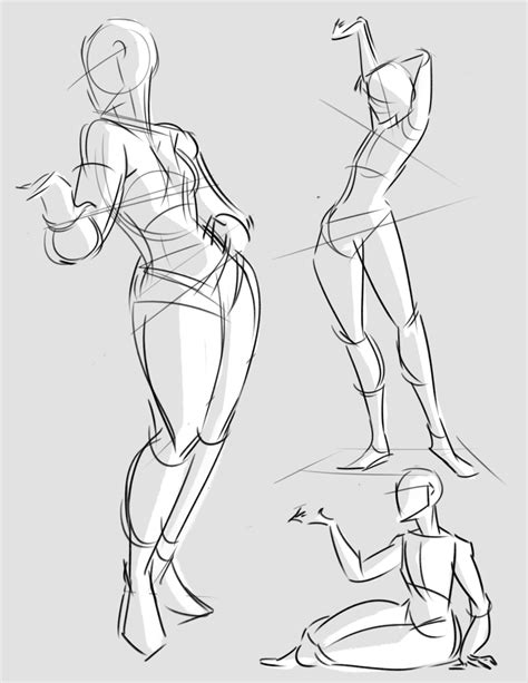 Standing Poses Drawing Human Standing Pose Anime Drawings Sketches